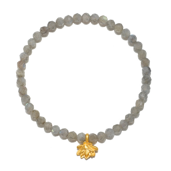 Intentional Journey Labradorite Lotus Bracelet