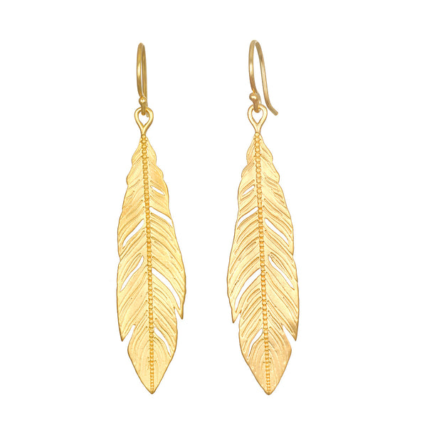 Spiritual Messenger Feather Earrings