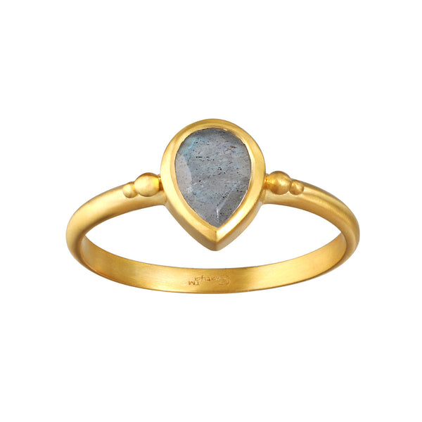 Inner Knowing Labradorite Pear Ring
