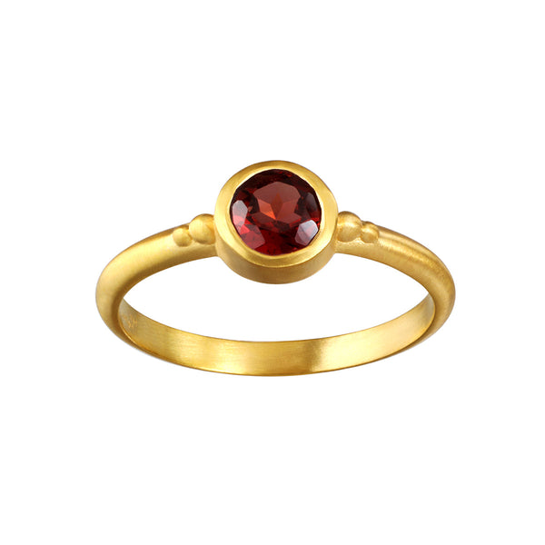 Inner Fire Garnet Ring